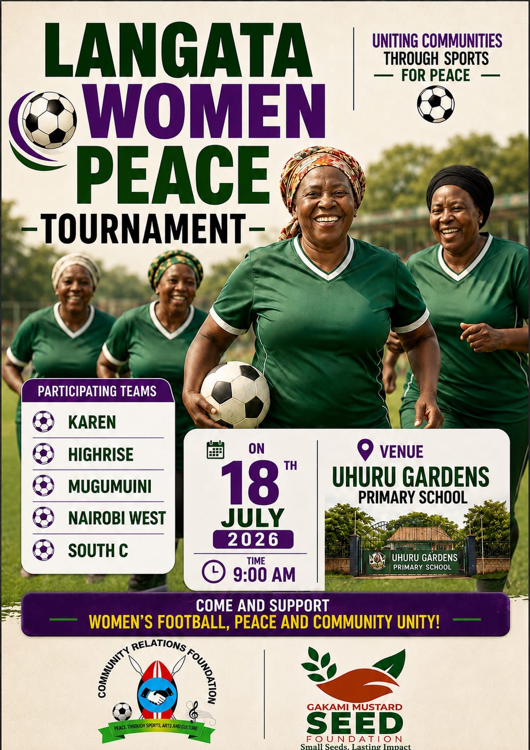 Preparations for the Nairobi Women Peace Tournament 2026/2027 – Nairobi West Region Continue! - July 19, 2026