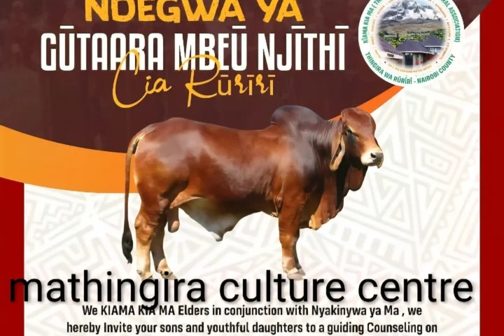 Invited as a Speaker at Ndegwa Ya Gũtaara Mbeũ Njĩthĩ cia Rũrĩrĩ