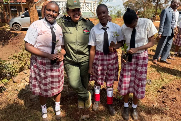 School Orchard at Gacharage Primary School