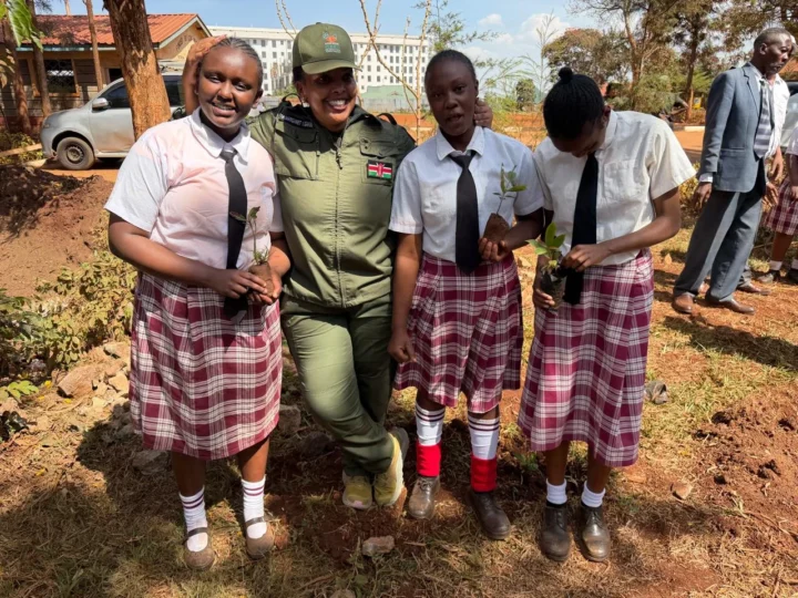 School Orchard at Gacharage Primary School