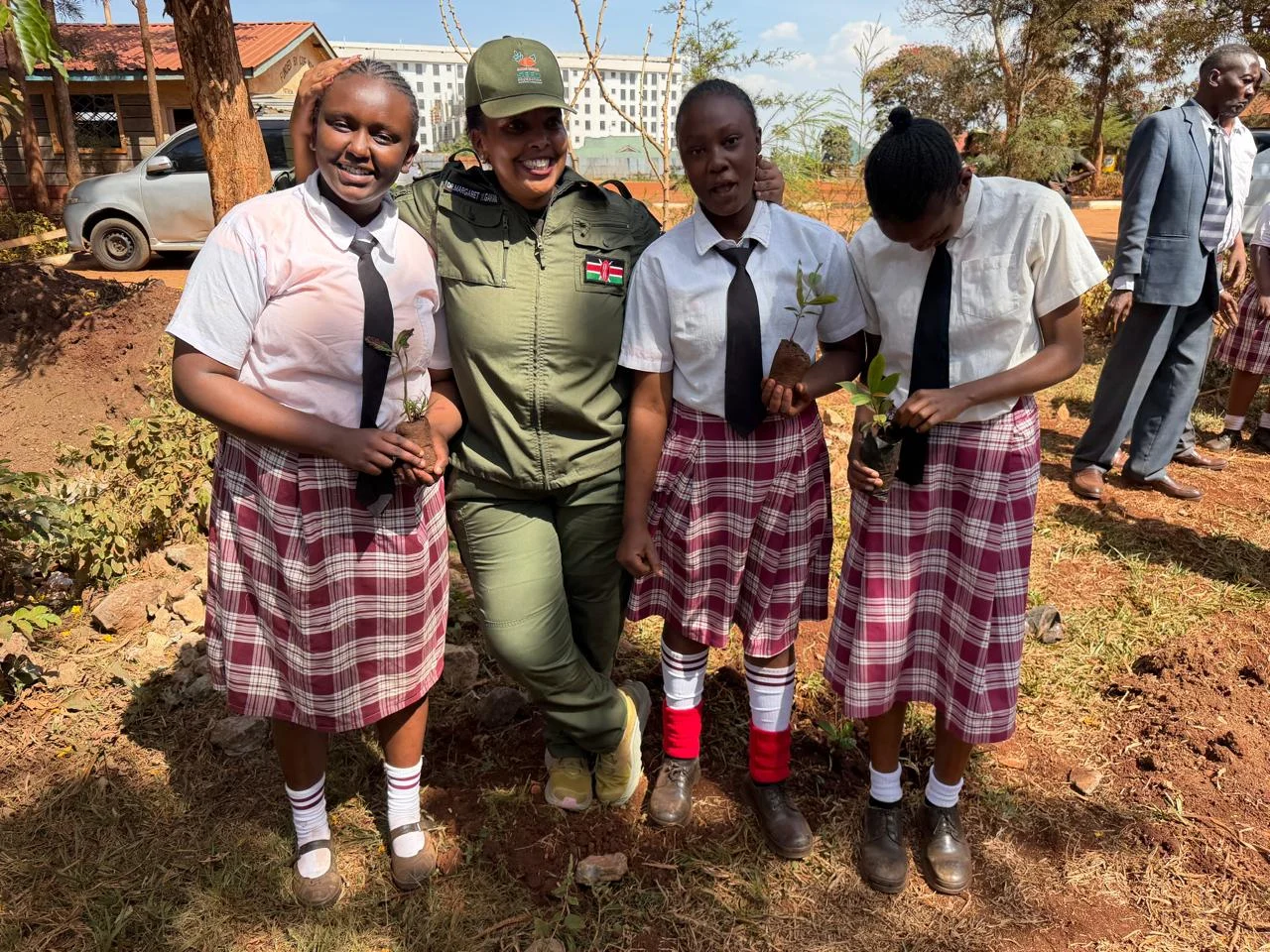 School Orchard at Gacharage Primary School