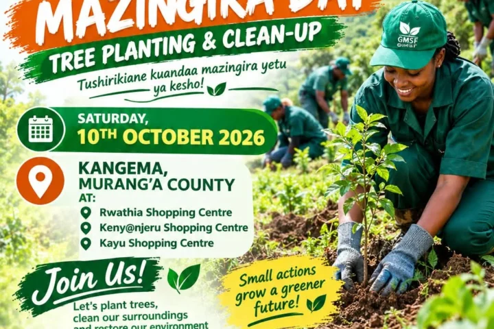 This Saturday, 10th October 2026, Mazingira Day